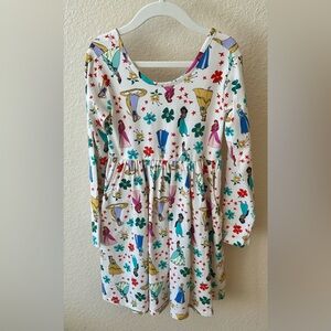 Hanna Andersson Multicolor Disney Princess Print Dress